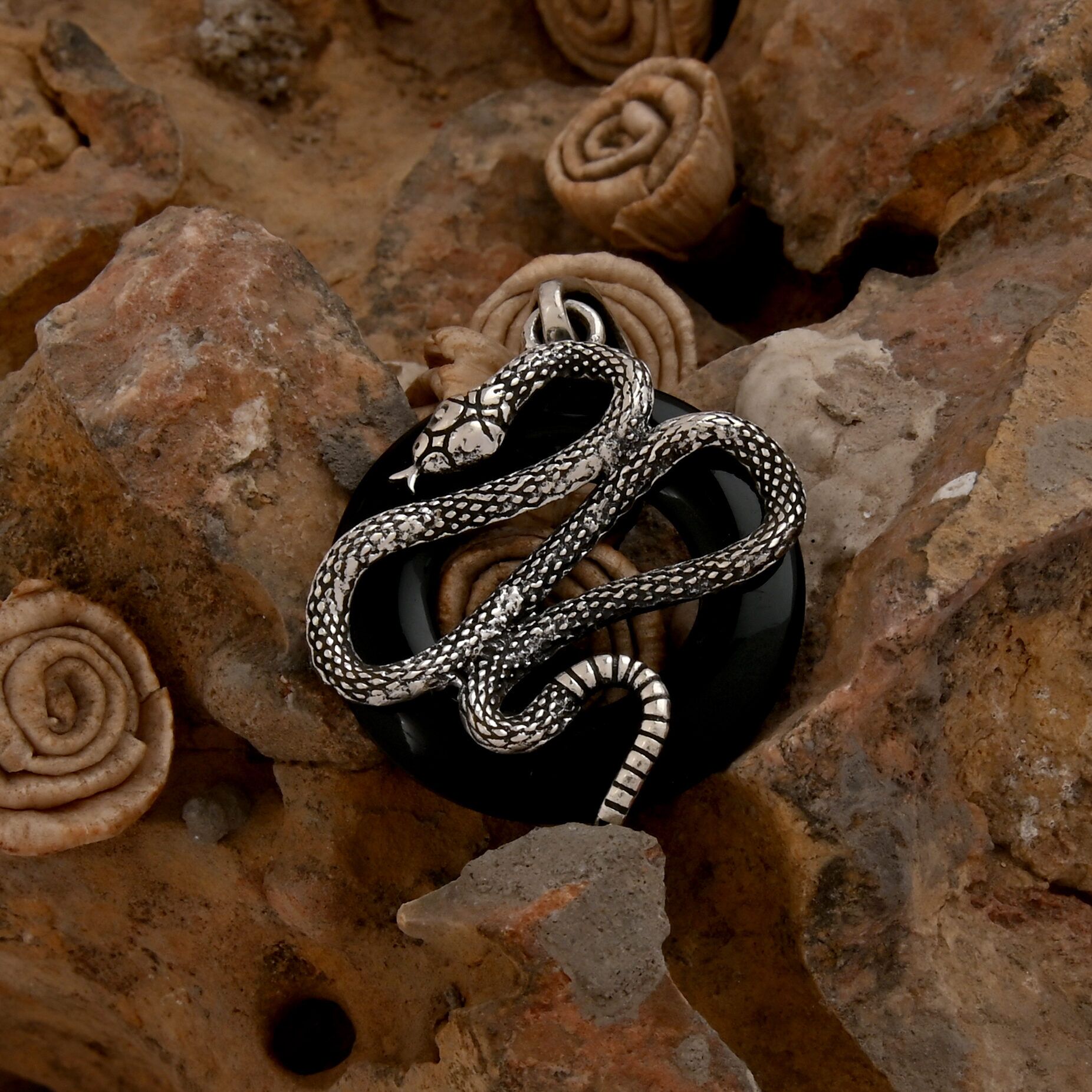 Designer Snake Pendant